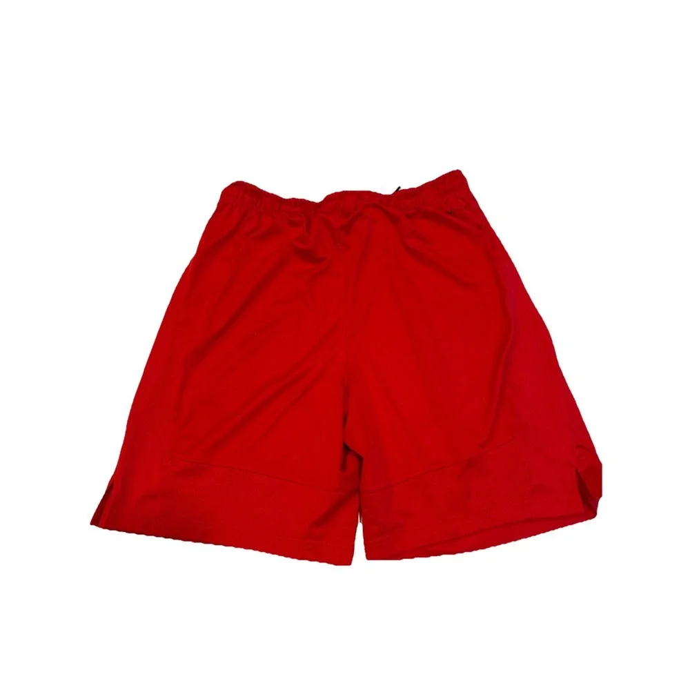 Vintage 90s NIKE Basketball Shorts Razzle Dazzle Mesh Red Men's‎ LARGE